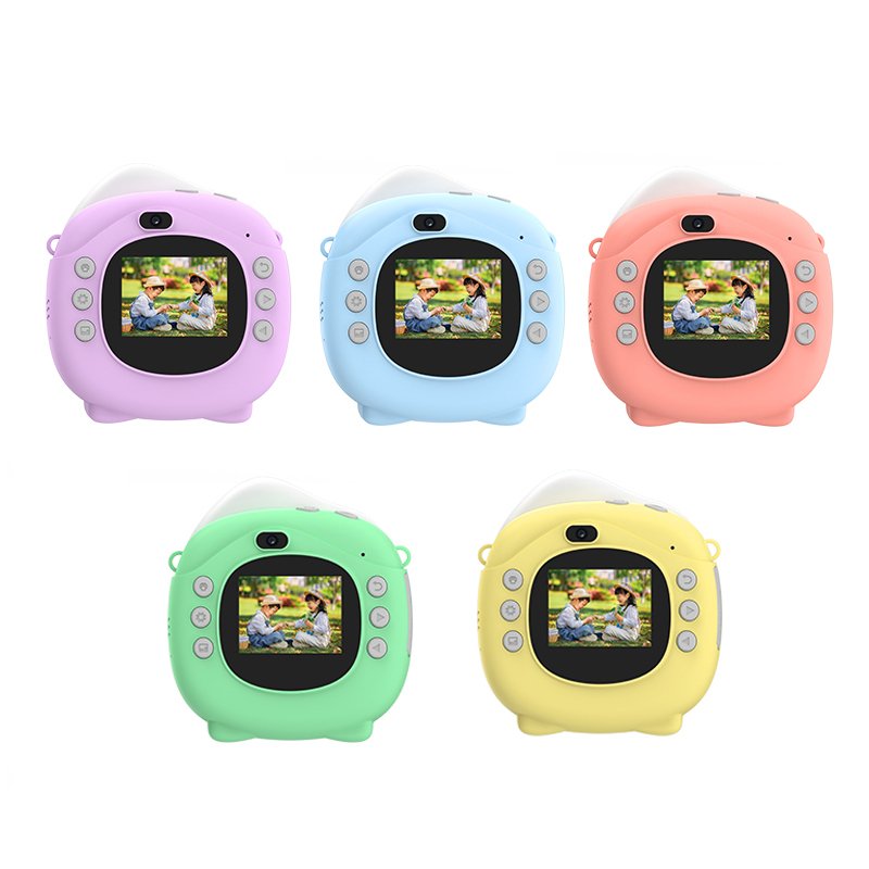 Children Gifts For Kids 1080p HD Mini Camera With Thermal Photo Paper Rechargeable Digital Camera Children Instant Print Camera