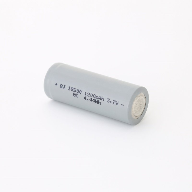 Wholesale High Rate 18500 3.7V 1200mAh 8C Recycle Storage Rechargeable Cylindrical Digital Lithium Li Batteries Battery Cells