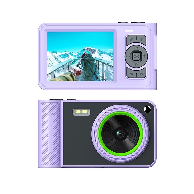 Portable Digital Camera 1080P Mini Camera 50MP 2.8" Screen Anti-shake Vintage Camera