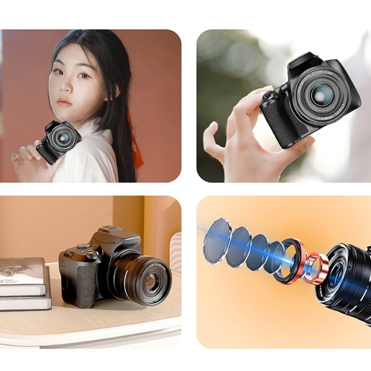 4K Digital Camera W2 64MP 3 Inch Screen 10X Optical Zoom 4X Digital Zoom Video Vlog Camera