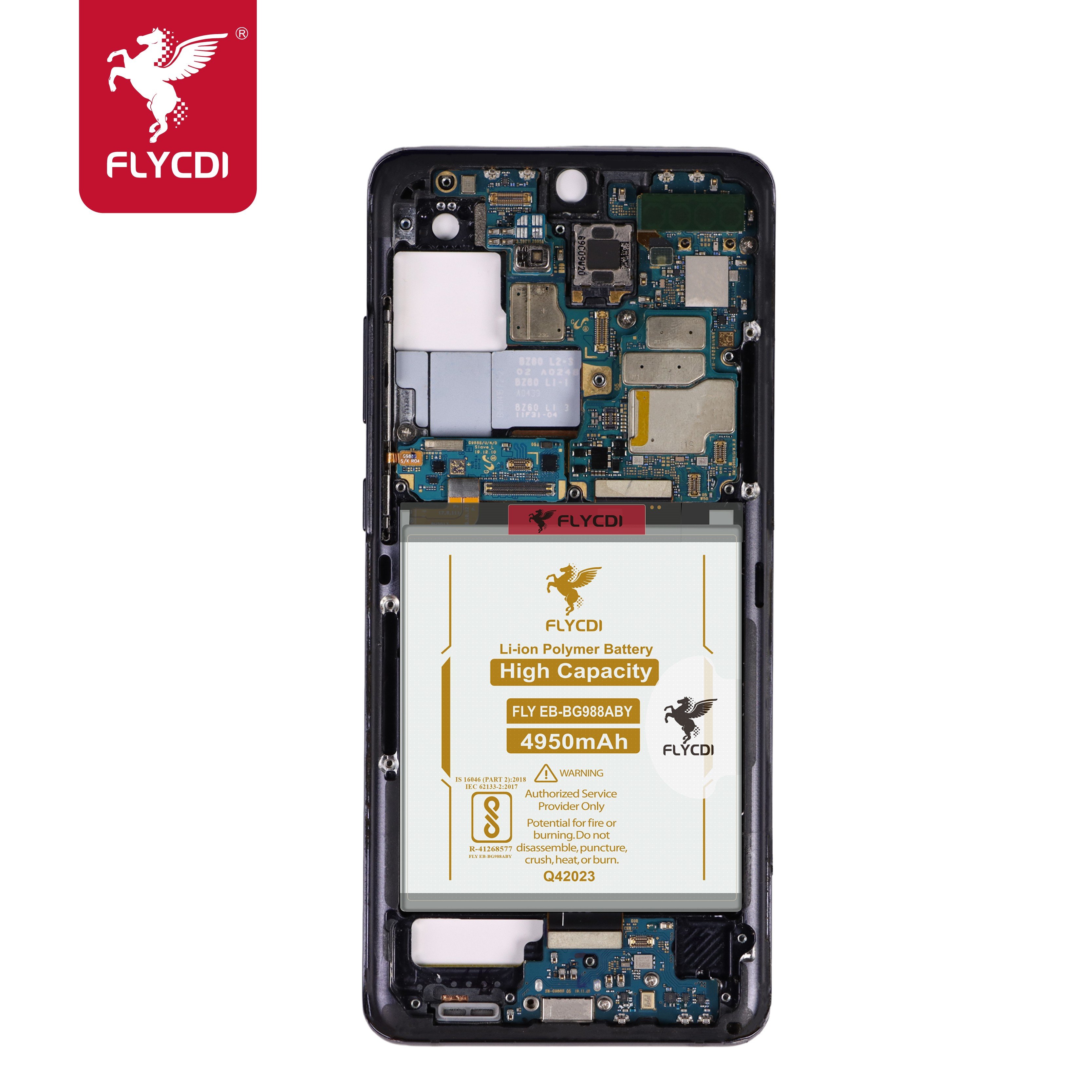 FLYCDI High Quality Digital Battery For Samsung S20ULTRA G988 EB-BG988ABY Phone Battery