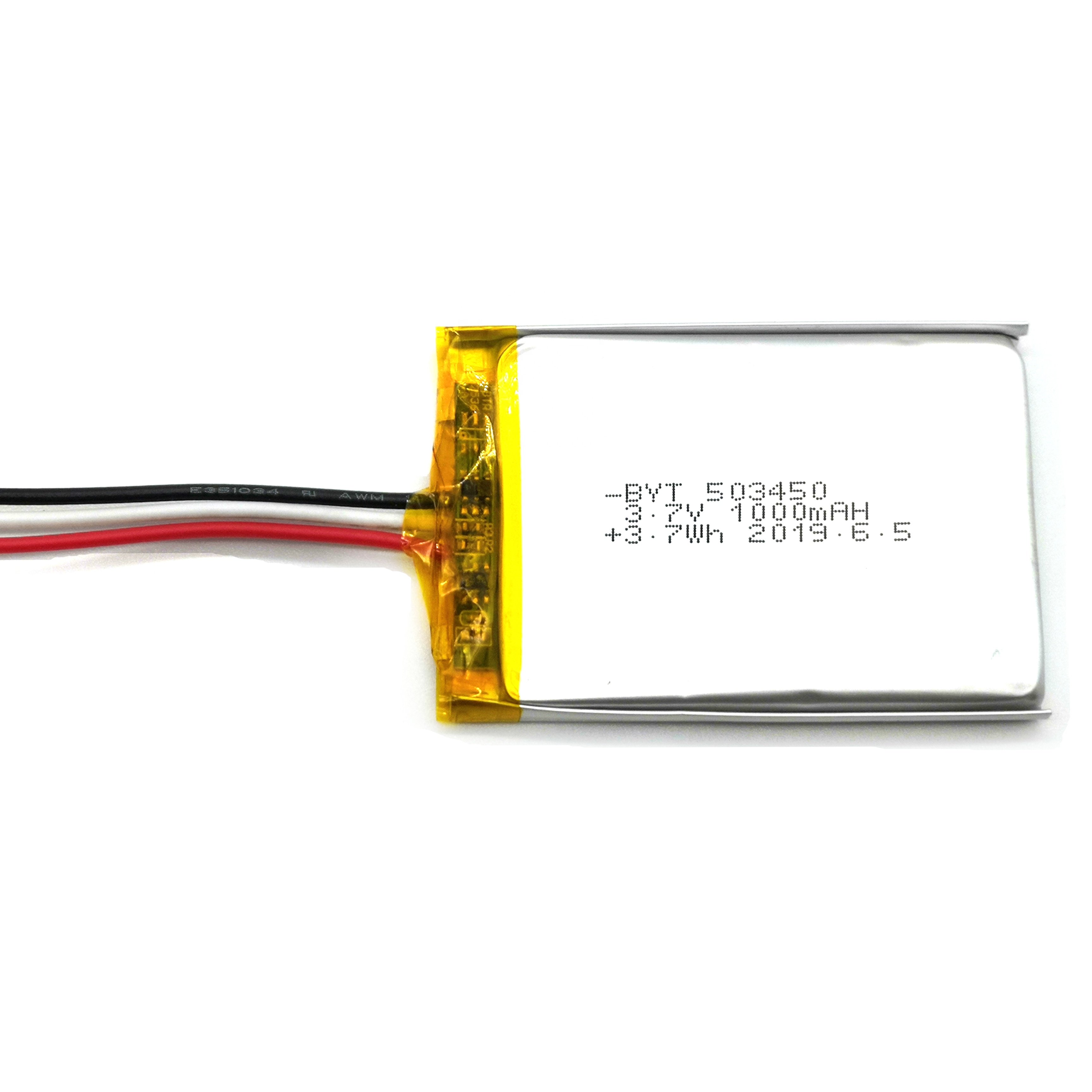 KC CB polymer lithium battery 503450 523450 1000 mah 3.7v battery lithium polymer battery