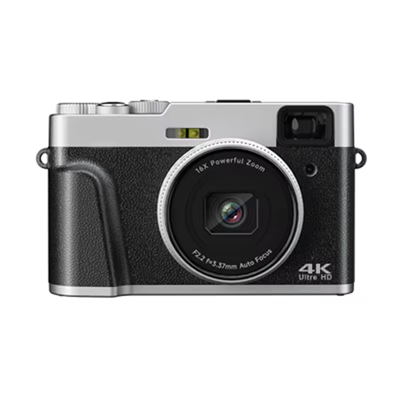 Auto Focus 48MP CMOS Sensor Vlogging Camera Anti-Shake 16X Zoom Travel Portable 4K Digital Video Camera for YouTube