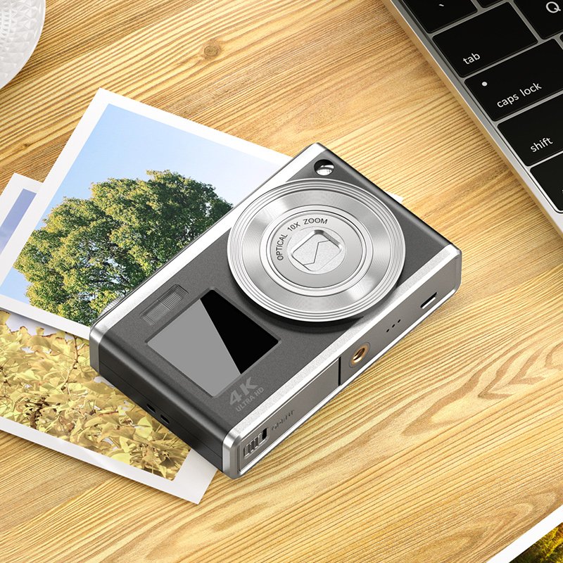 SPRITE GROUP Professional Digital Camera Zoom Auto Focus Dual Screen 6X Optical Real Forward HD 1080P FHD Photo Professional