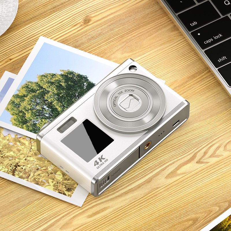 SPRITE GROUP Professional Digital Camera Zoom Auto Focus Dual Screen 6X Optical Real Forward HD 1080P FHD Photo Professional