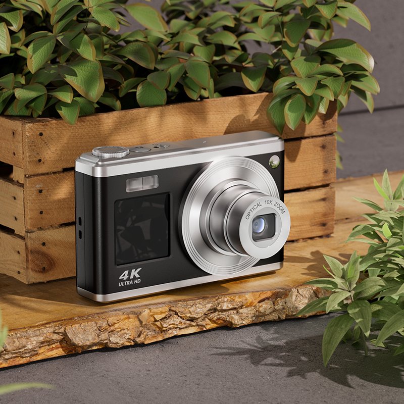 SPRITE GROUP Professional Digital Camera Zoom Auto Focus Dual Screen 6X Optical Real Forward HD 1080P FHD Photo Professional