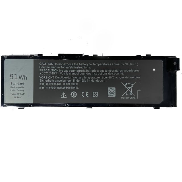 New MFKVP Battery for Dell Precision 15 7510 7520 M7510 17 7710 7720 M7710 Series battery laptop 11.4V 7950MAH 91WH