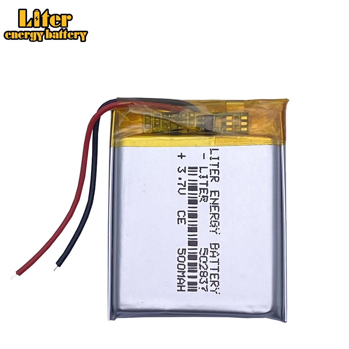 Rechargeable li-polymer 502837 li-ion battery 3.7v 500mah for hearing aid equipment