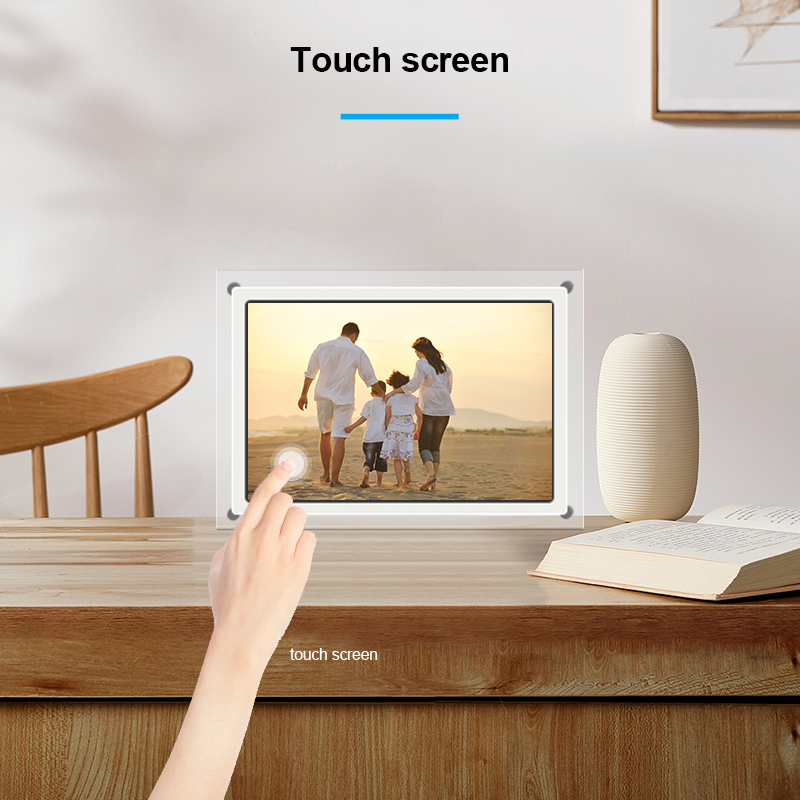 China factory 10 inch video download bulk frameo android wifi digital photo frame acrylic smart photo frame 7" 10" 8" 12" 15"