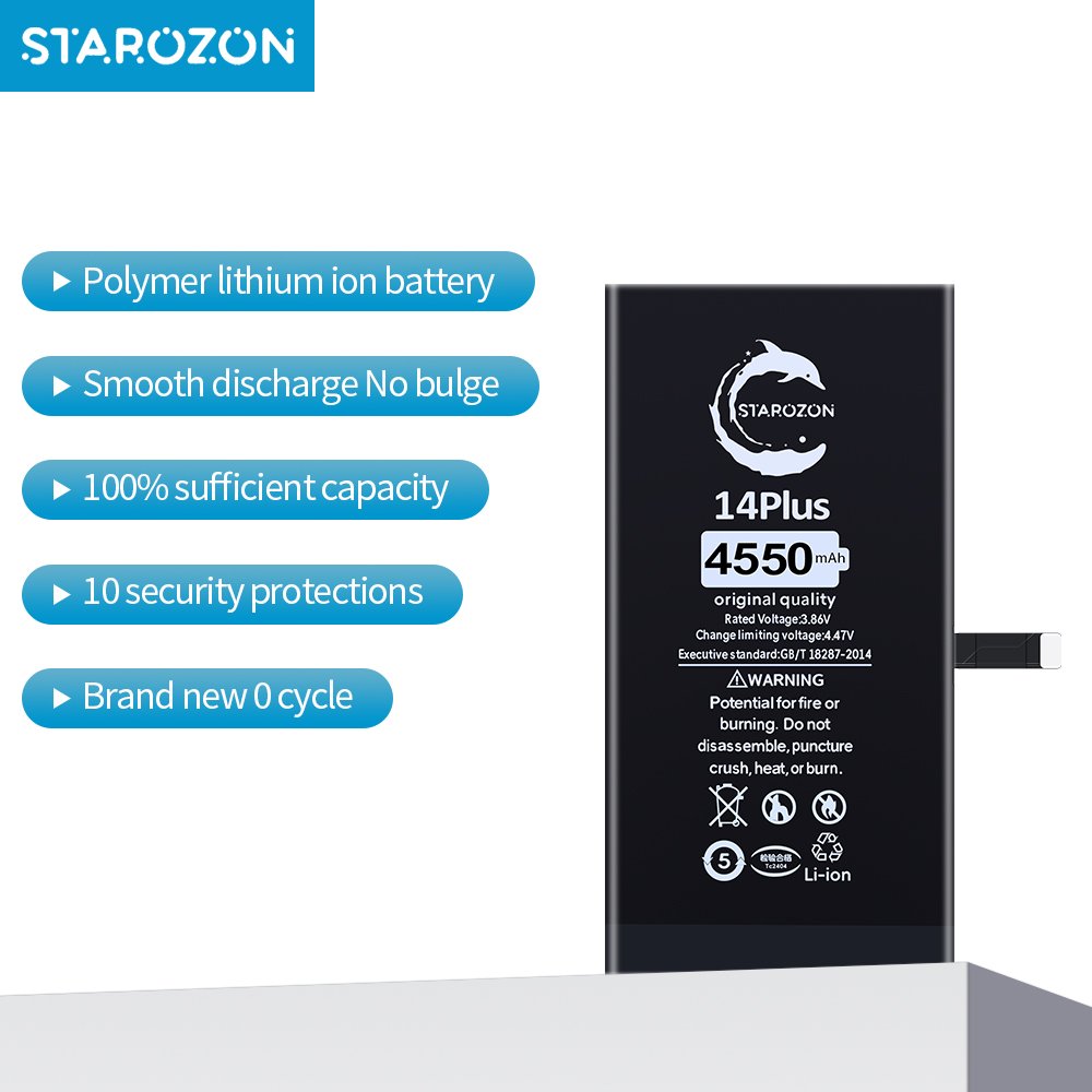 STAROZON mobile phone battery For iphone 15Pro Max Replacement Wireless Phone lithium Battery (High Capacity) Digital batteries