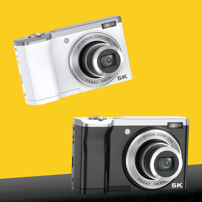 2024 New Design 5K Video 56MP 10X Zoom 2.8'' IPS Screen Optical Lens Digital Camera