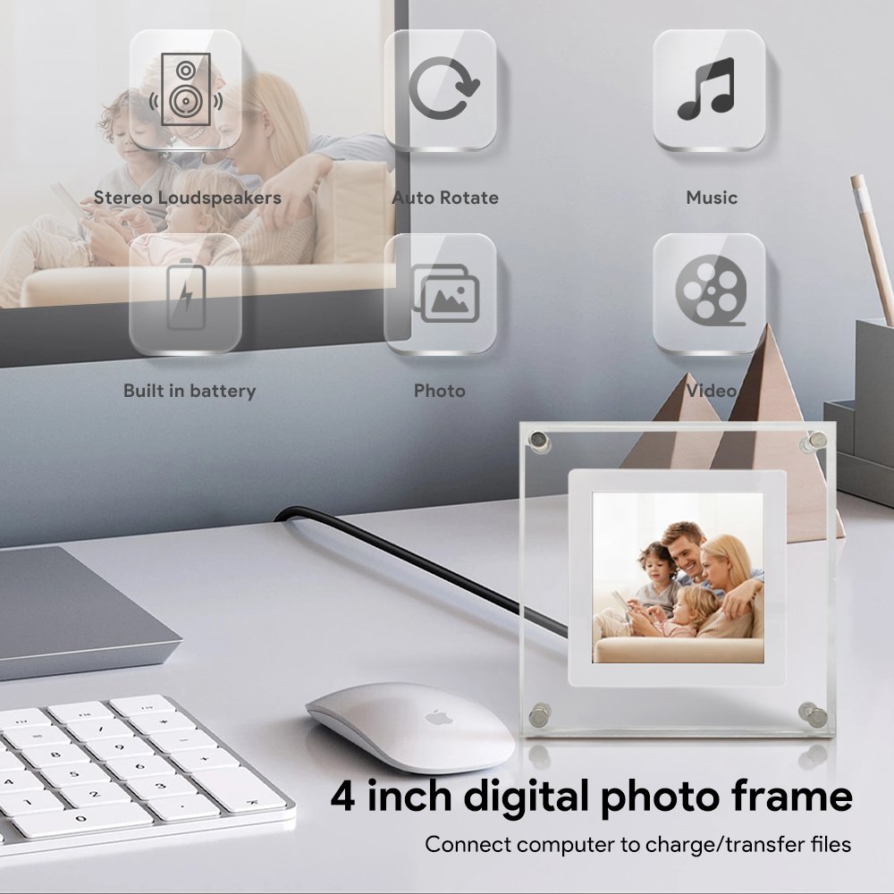 Custom Digital Photo Frame 4 7 10 Inch Hd Music Picture Video Player Digital Photo Frame Cloud Photo Frame