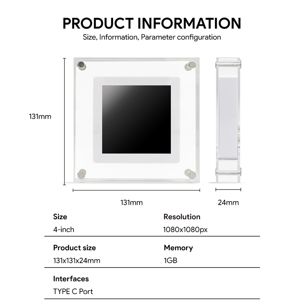 Custom Digital Photo Frame 4 7 10 Inch Hd Music Picture Video Player Digital Photo Frame Cloud Photo Frame