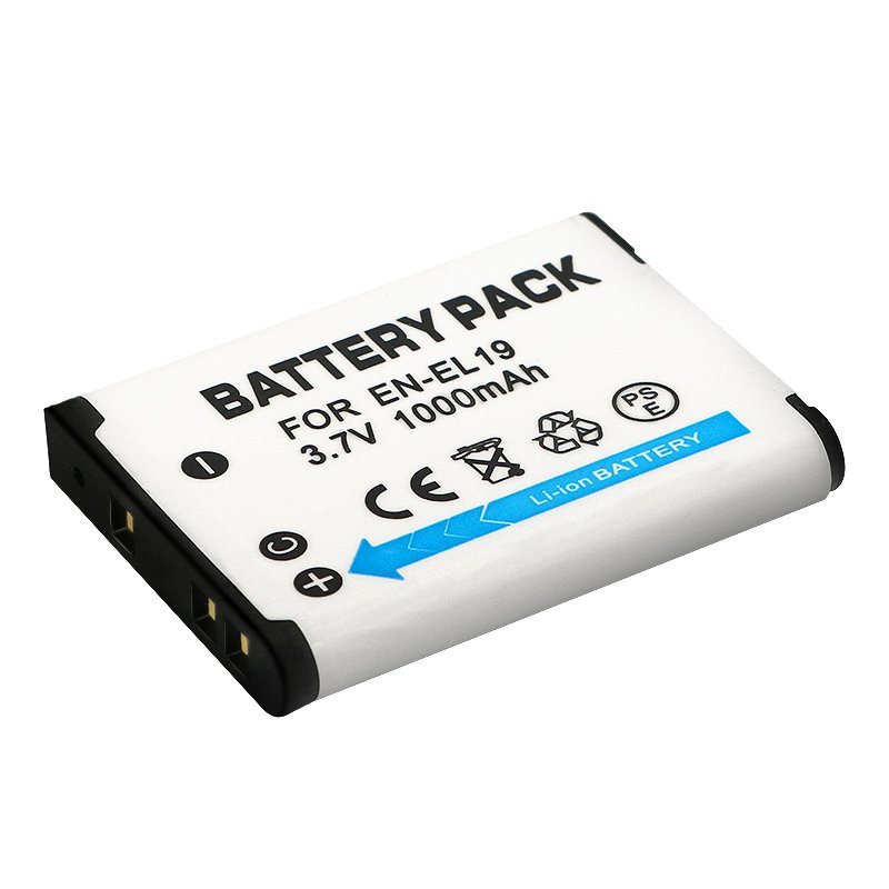 Factory Direct Sale 1000mAh Camera Battery EN-EL19 ENEL19 EL19 For Nikon Coolpix S32 S33 S100 S2500