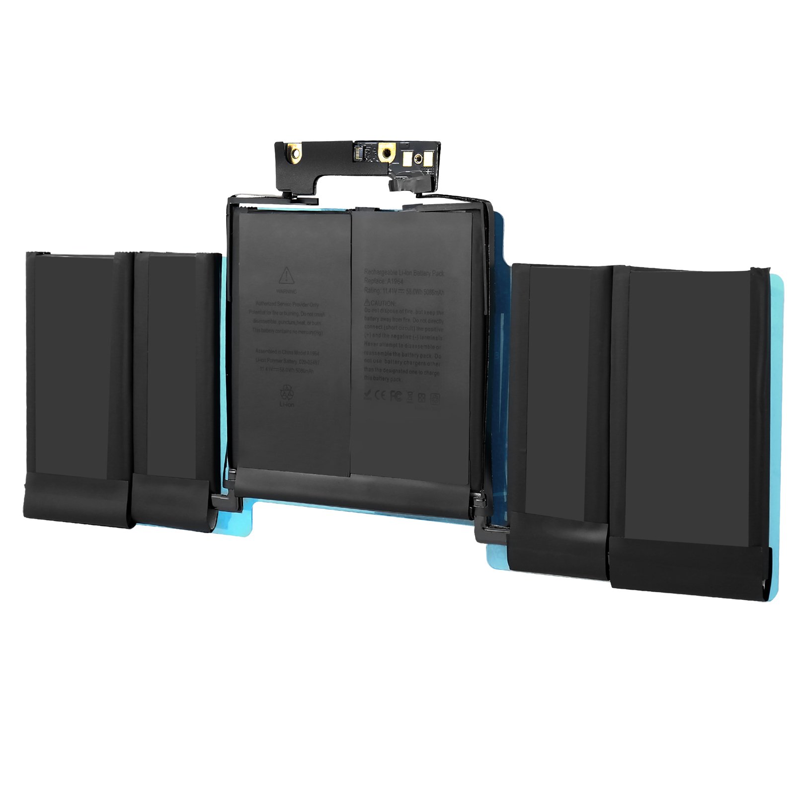 Replacement Li-Polymer laptop battery A1964 11.4V 5000mAh For Apple Macbook Pro A1989