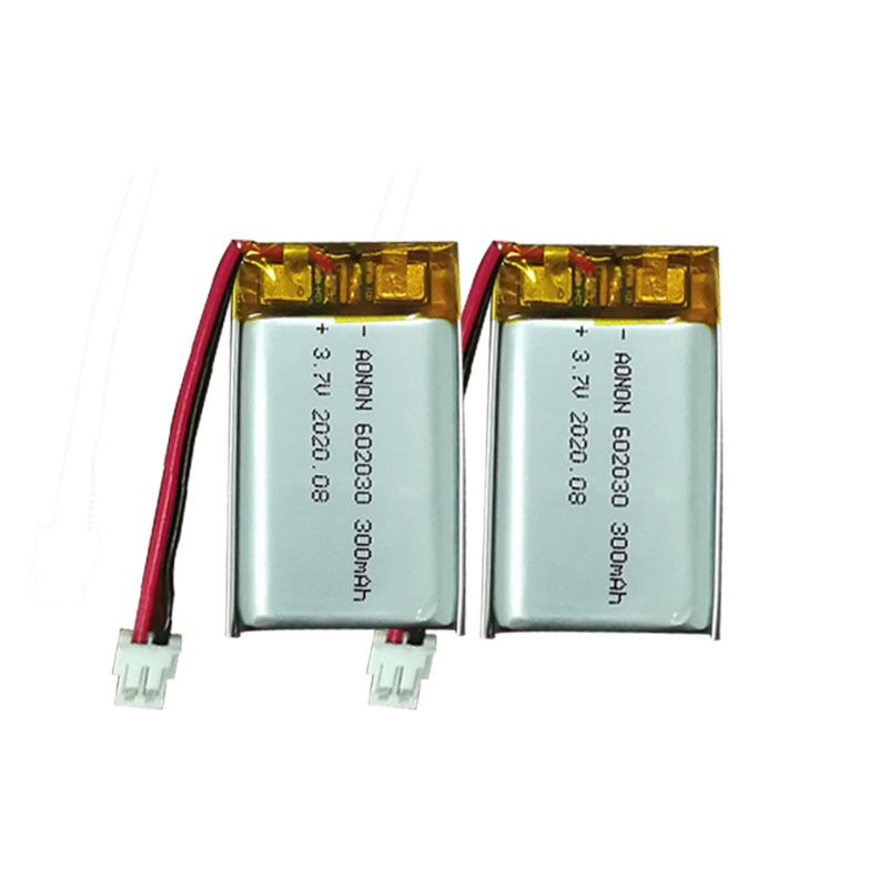Factory wholesale 602030 3.7V 300mAh Li-Polymer Rechargeable LP602030 3.7V LiPo Battery for digital product power