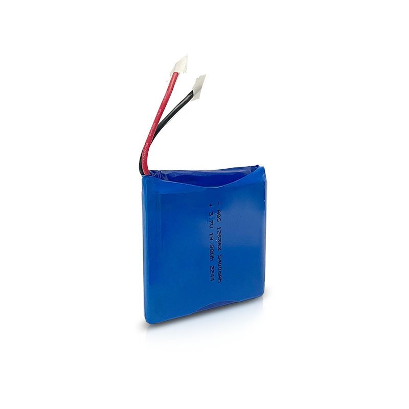 Hot Sale 126363 Pouch Cell 3.7V 5400 mAh Lithium Ion Polymer Lipo Battery with UL1642/Un38.3 Certification