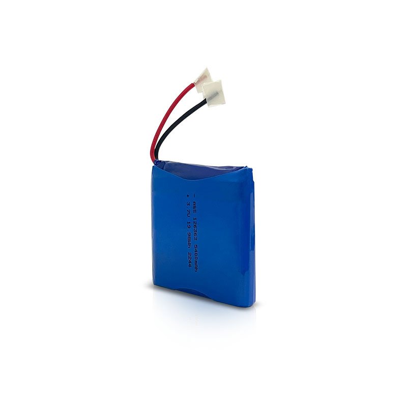 Hot Sale 126363 Pouch Cell 3.7V 5400 mAh Lithium Ion Polymer Lipo Battery with UL1642/Un38.3 Certification