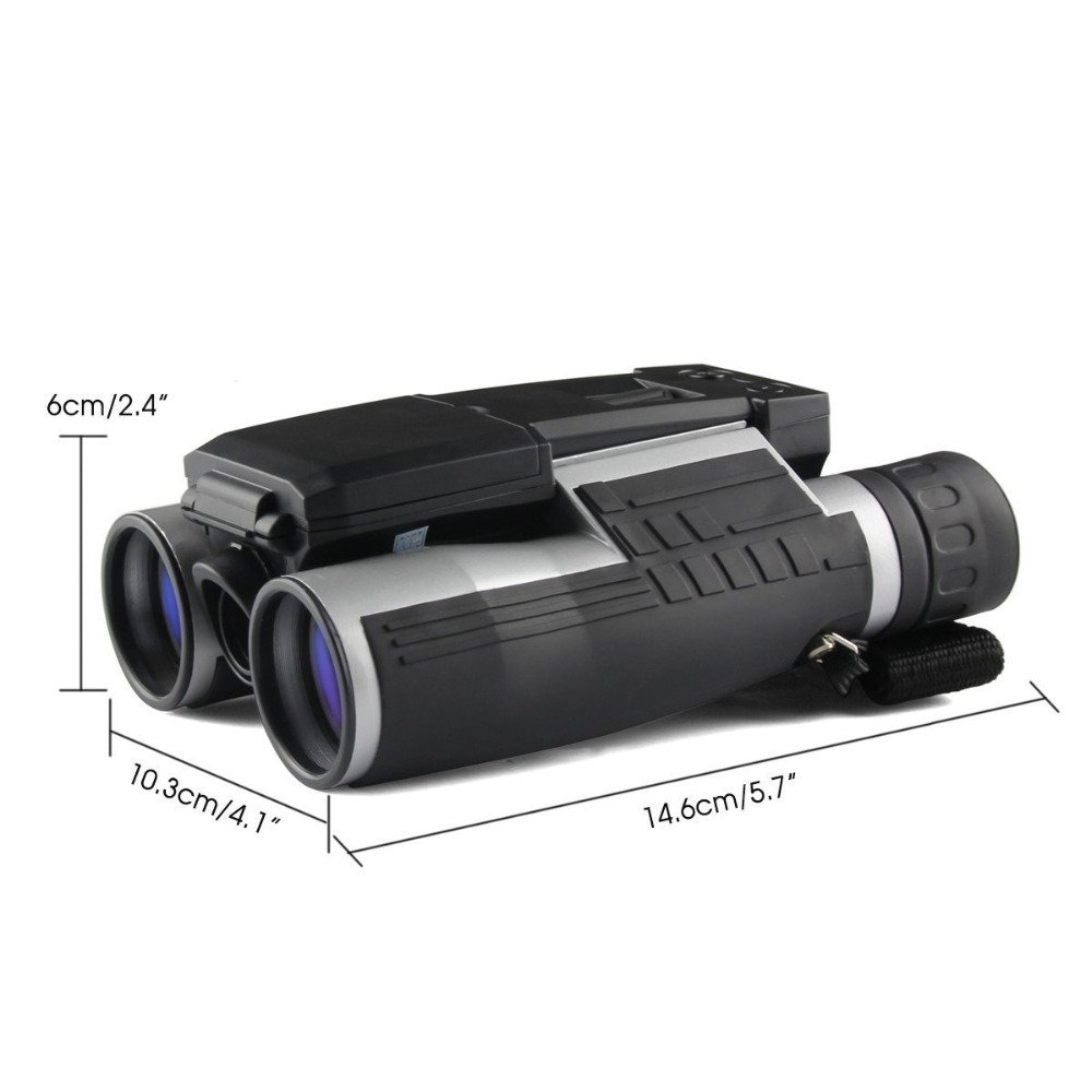 Winait FS608R 2" FHD Digital Camera Binoculars 12x32 Video Recorder Camcorder LCD Telescope For Watching,Hunting and Spying