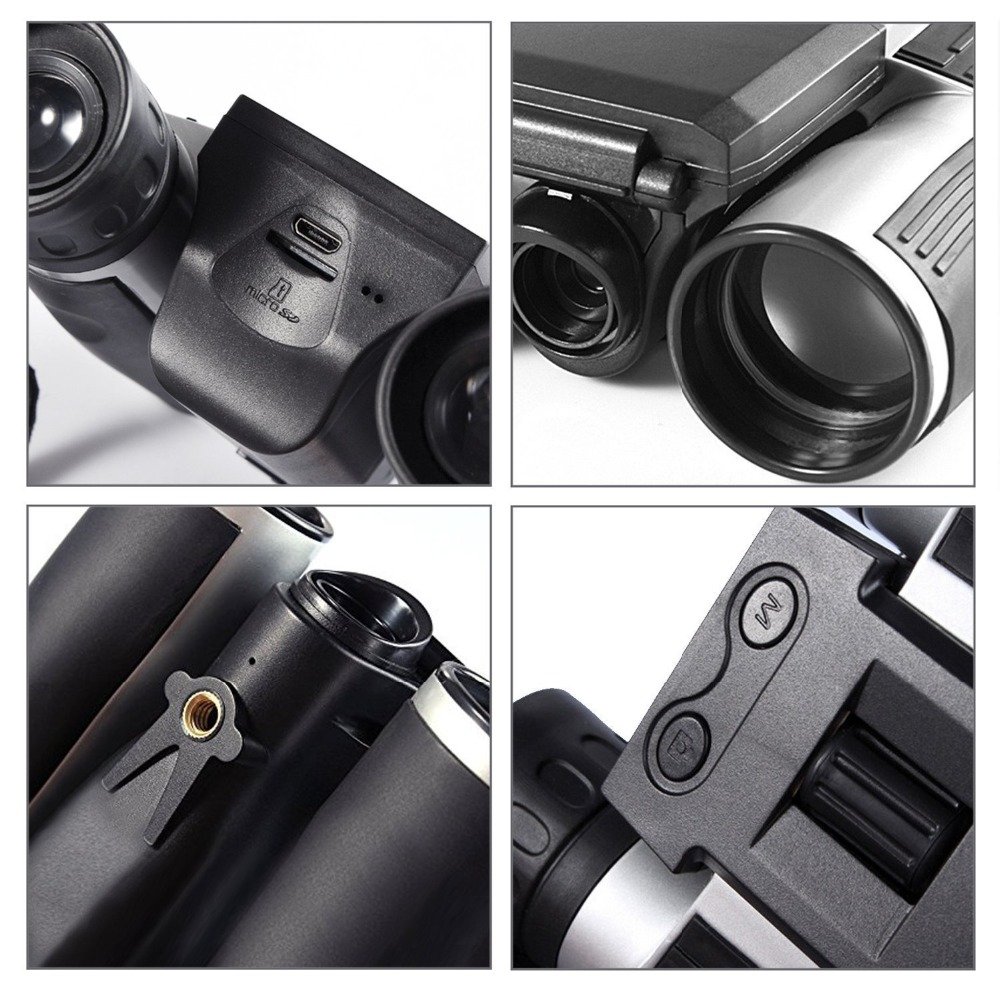 Winait FS608R 2" FHD Digital Camera Binoculars 12x32 Video Recorder Camcorder LCD Telescope For Watching,Hunting and Spying