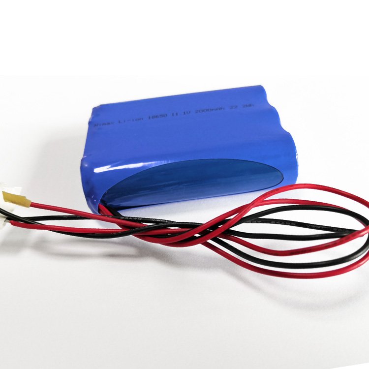 Lipo Polymer Icr18650 3.7V Li-ion Akku Pack 25c 222wh Lithium 18650 3s 11.1V 2000mAh Battery 3s1p with Bms Pcm