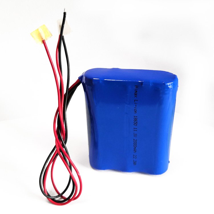 Lipo Polymer Icr18650 3.7V Li-ion Akku Pack 25c 222wh Lithium 18650 3s 11.1V 2000mAh Battery 3s1p with Bms Pcm