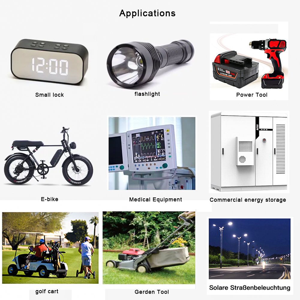 2025 factory Custom 12V 12.8V 24V 36V 48V 72V 50AH 100AH 200Ah Rechargeable Solar lithium ion batteries Lifepo4 Battery Pack