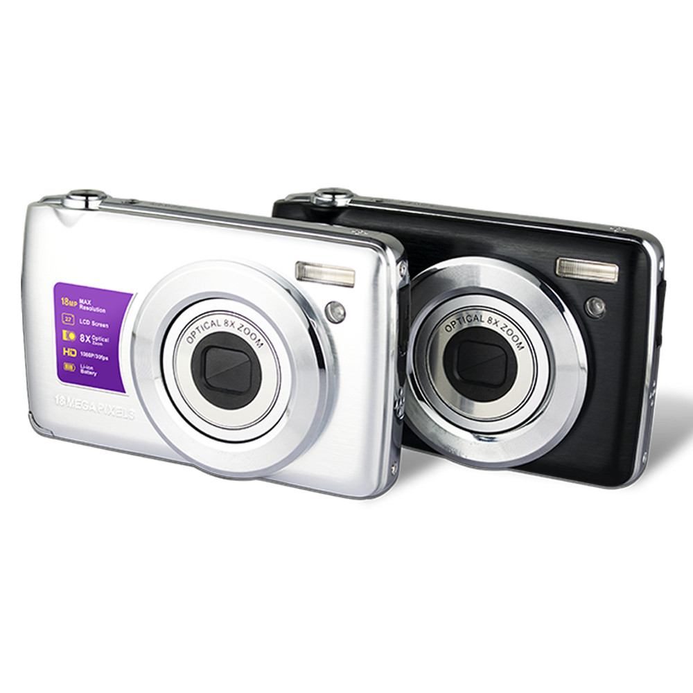 Full hd 1080p digital cameras popular Christmas gift camera with 18 mega pixels support SD card up to 32GB