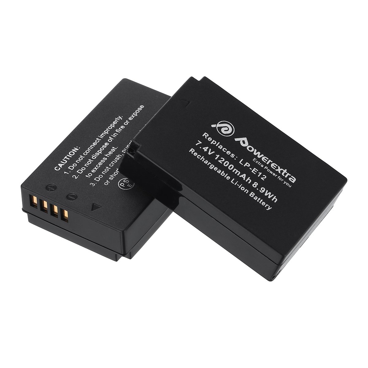 Powerextra 7.4V 1200mah lpe12 Camera Rechargeable Battery lp-12 Digital li ion Batteries For Canon Camera