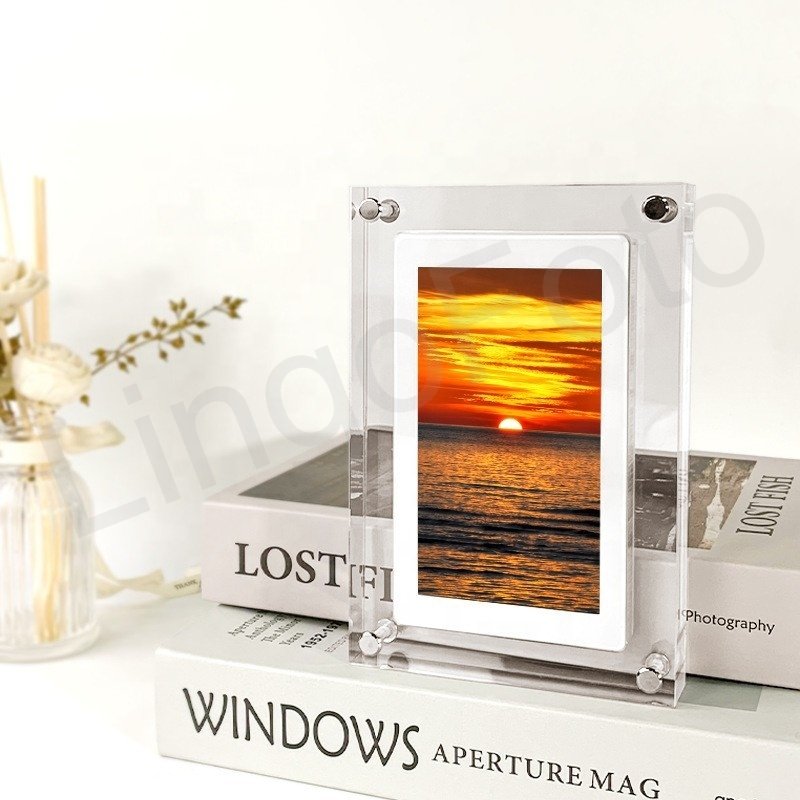 7 Inch 10.1 Inch Picture Art Acrylic Video Transparent Digital Photo Frame Display Digital Art Frame digital Photo Frame 7 inch