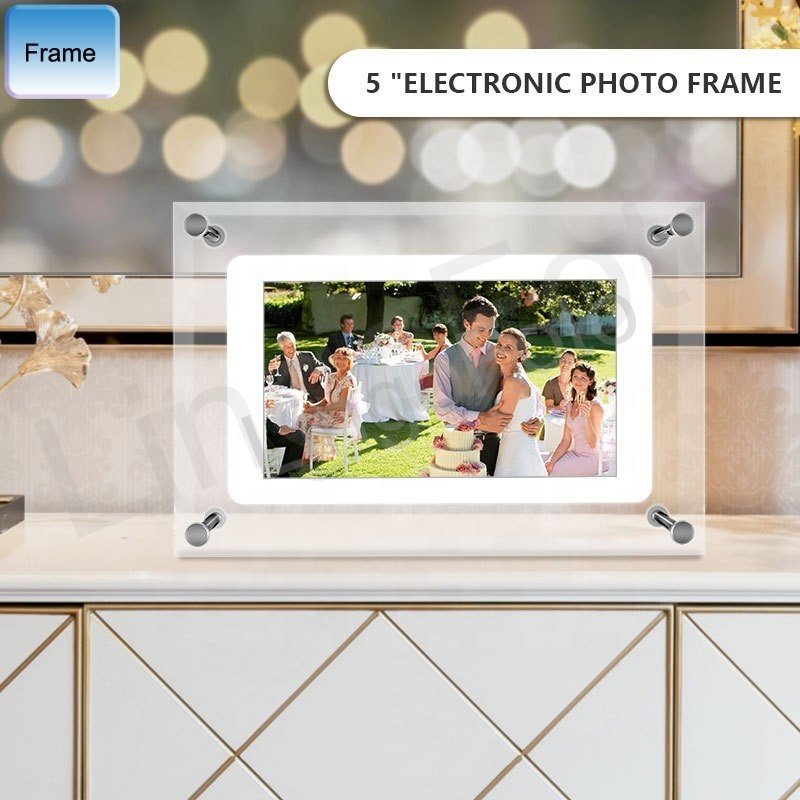 7 Inch 10.1 Inch Picture Art Acrylic Video Transparent Digital Photo Frame Display Digital Art Frame digital Photo Frame 7 inch