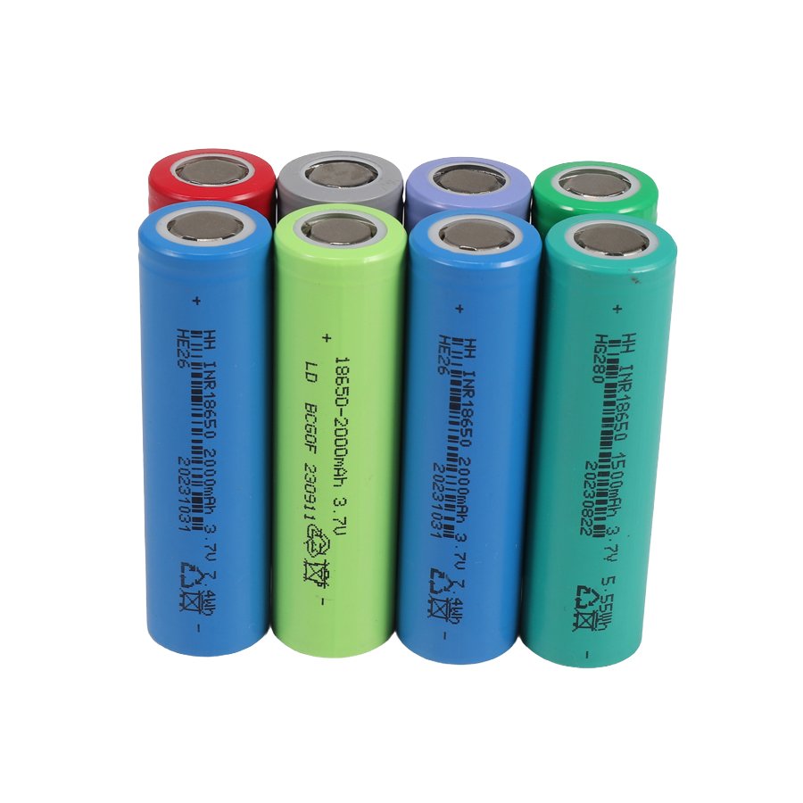 Factory-Direct 18650 3.7V Multi-Color Lithium Ion Batteries Cylindrical Shape with Multiple Inspections