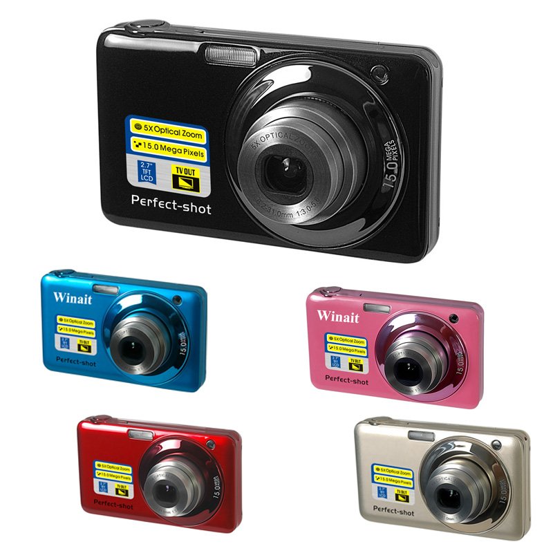 newest max 20mp digital camera compact digital camera DC-V600 with 8x optical zoom, 4x digital zoom