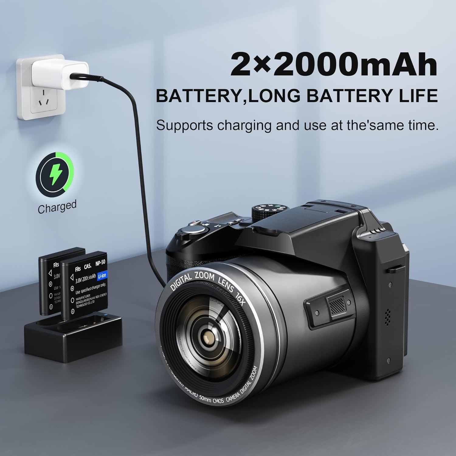 NBD Photo Camcorders S200 56 million pixels Circular recording DSRL Slow Photography professional Digital Camera