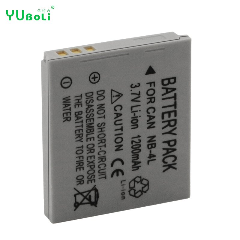 Cheap Digital Dslr Camera Battery NB-4L For Canon IXUS 30 40 50 Rechargeable Lithium Battery