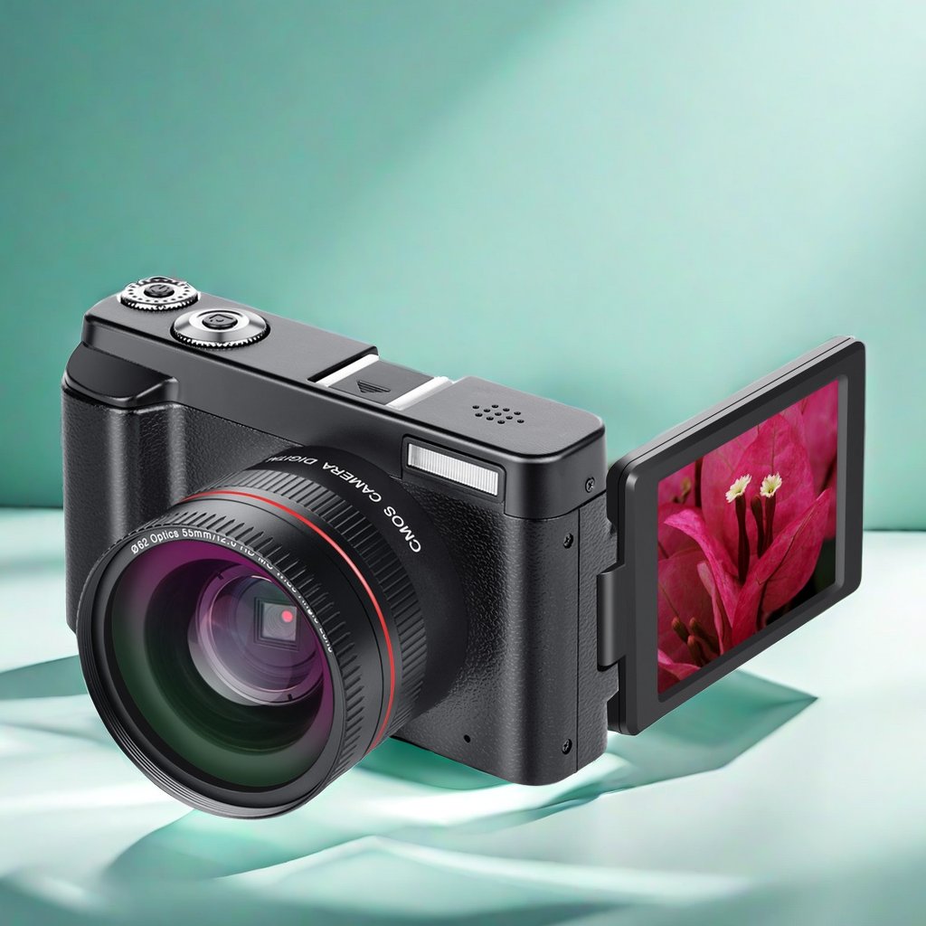 DSLR Professional Camera customized brand auto focus CE ROHS FCC 3.0 Inch IPS Rotating Screen 48MP 4K digital slr camera