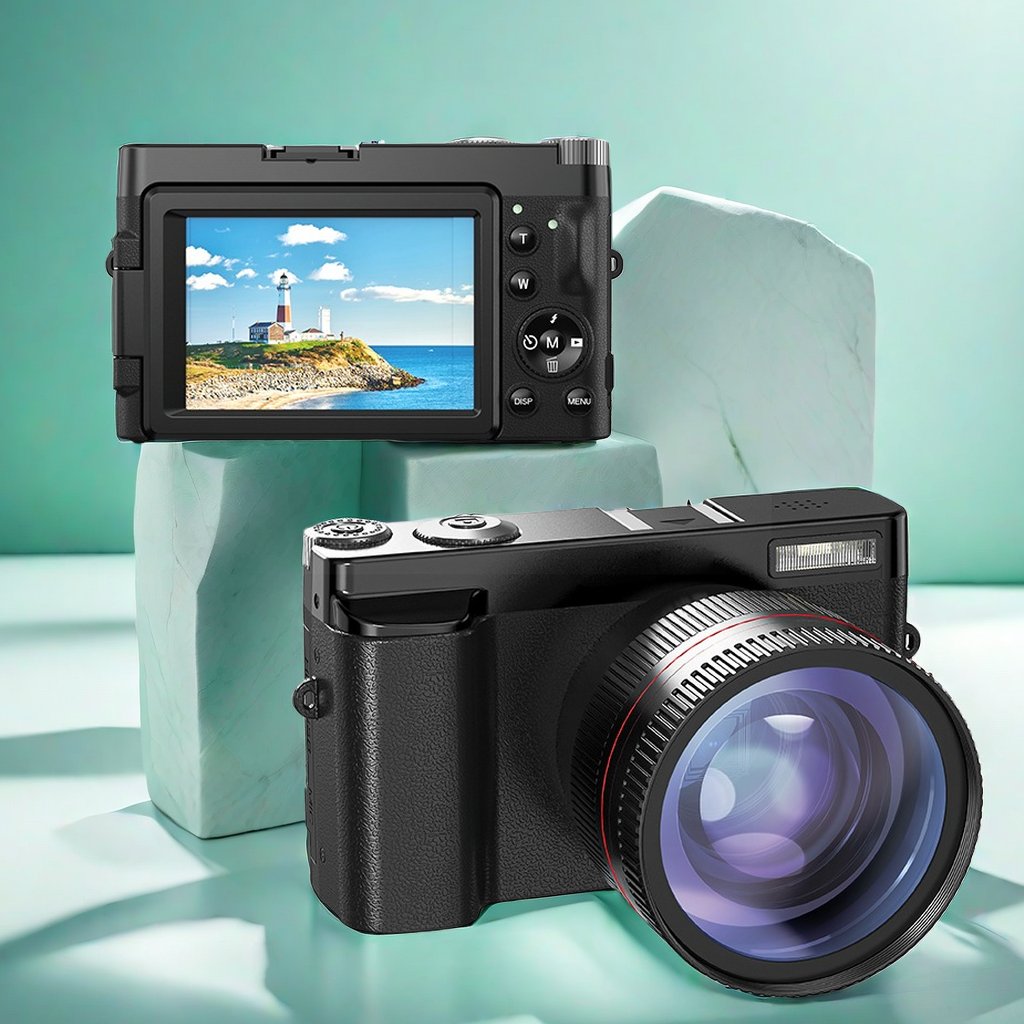 DSLR Professional Camera customized brand auto focus CE ROHS FCC 3.0 Inch IPS Rotating Screen 48MP 4K digital slr camera