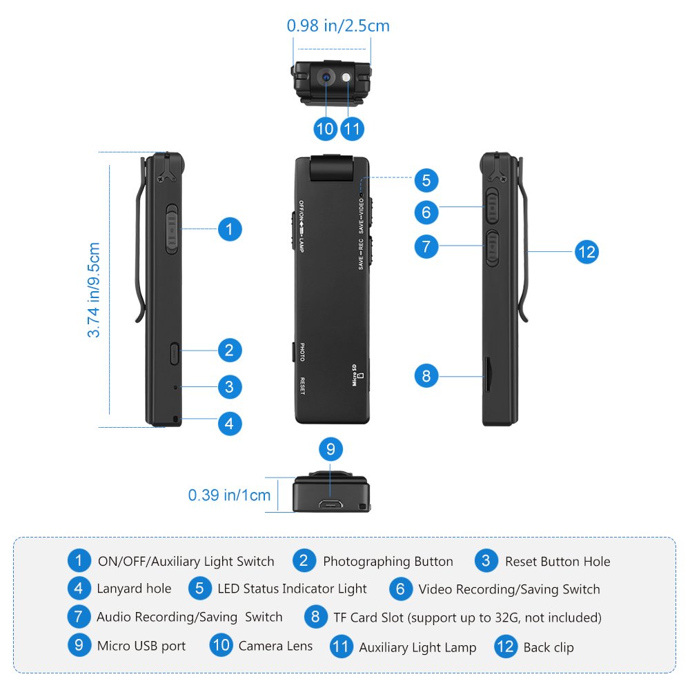 Top Quality Made in China CMOS Digital Video Camera HDV Camcorder Professional Camera HD 1080P Night vision for Action Shooting
