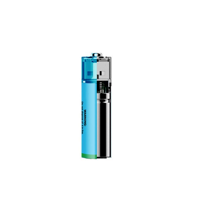 New Technology 1000mah Usb Charging Li-ion Batteries 1.5v aa Rechargeable Lithium Battery