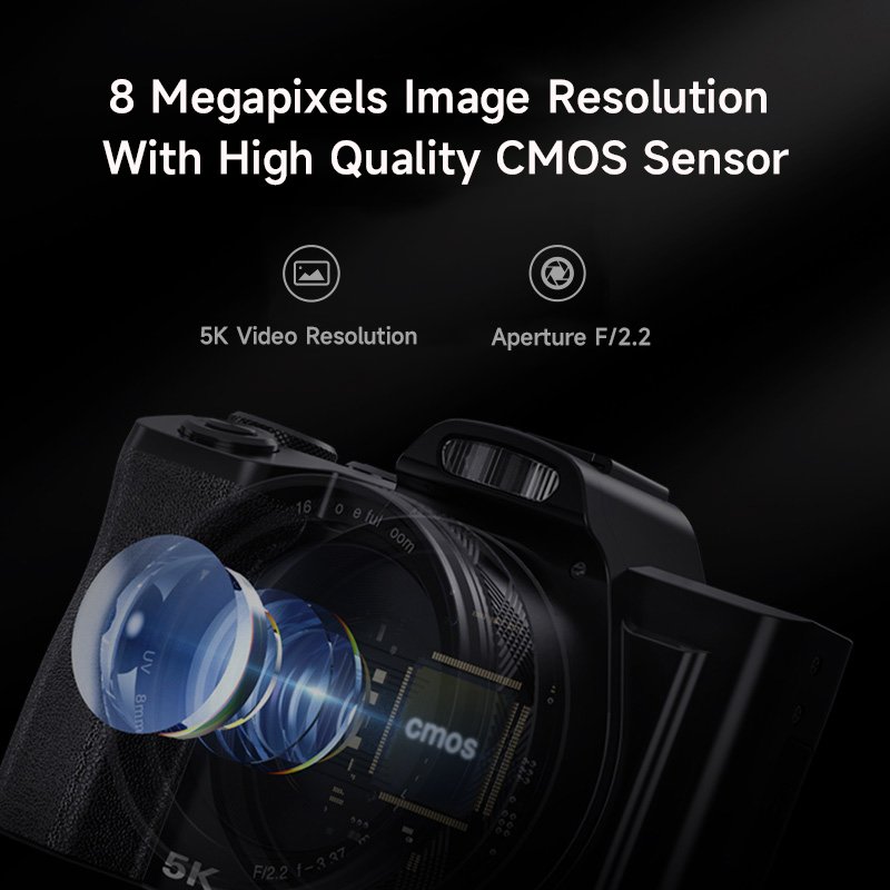 Professional Anti-shake 5K HD 30FPS 48MP 16X Zoom Photo Video Cameras Wifi Digital DSLR Camera For Photography