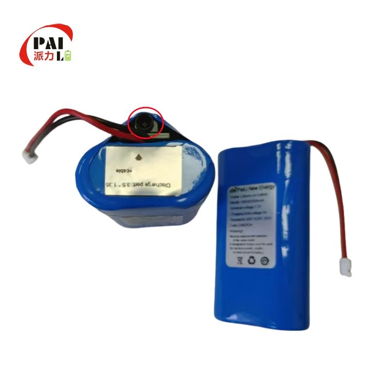 Lithium-ion Battery Pack with 5V Type-c Charging Port Suitable for Digital Toys Portable Electronic Flashlight 18650 7.2V 3.5AH