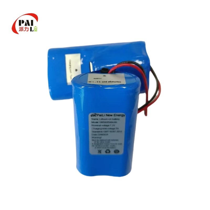 Lithium-ion Battery Pack with 5V Type-c Charging Port Suitable for Digital Toys Portable Electronic Flashlight 18650 7.2V 3.5AH