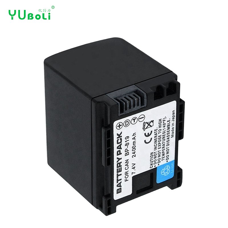 2400mAh High Quality Digital Camera Battery BP-819 For Canon VIXIA HF Series Camcorders
