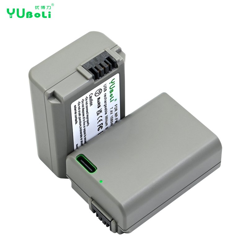 New USB Type-C Charging Digital Batteries NP-FW50 NPFW50 NP FW50 For Sony a5000 6000 NEX Series Camera Battery
