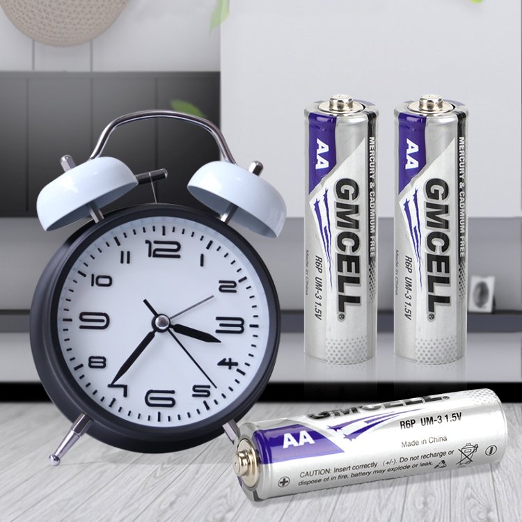 GMCELL brand high quality battery 1.5v carbon zinc primary batteries AA R6P for remove control
