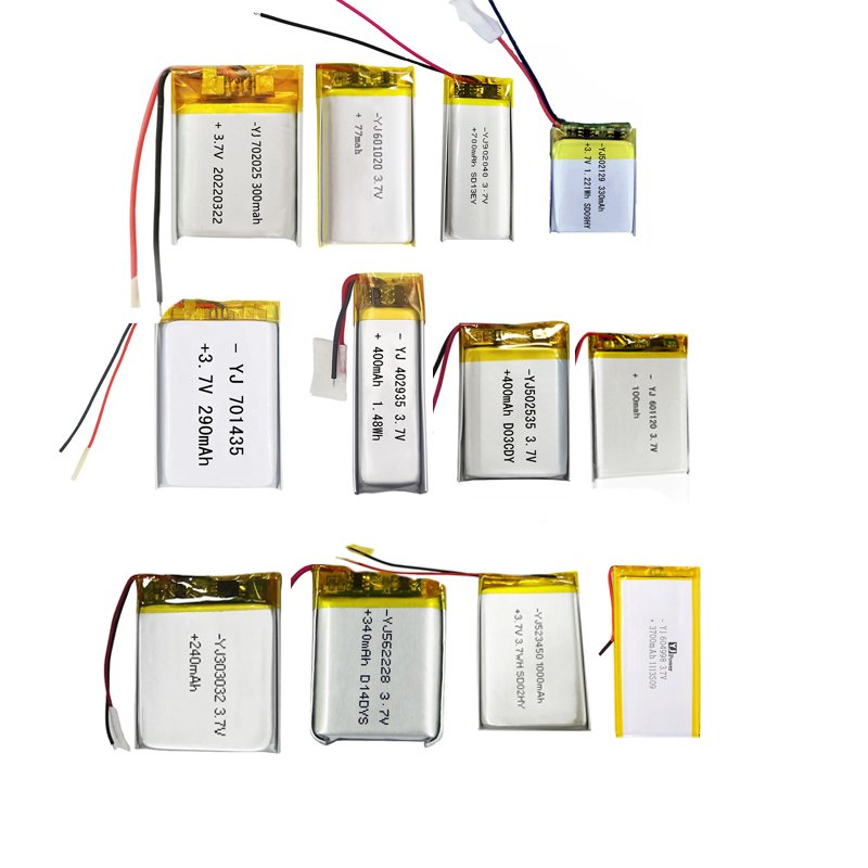 Factory Price Customized Rechargeable Lithium Polymer Battery Cell 3.7v digital batteries cellphone bluetooth lipo battery