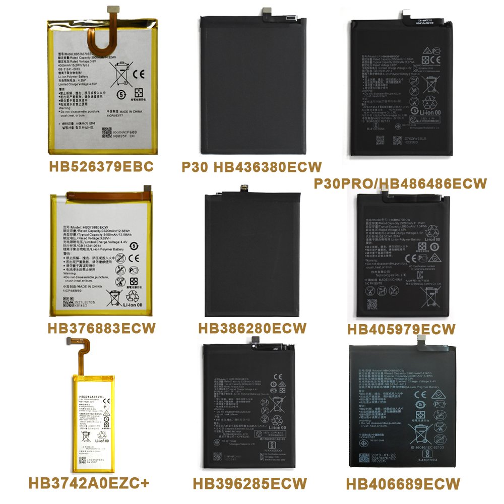 Cell Phone Battery for Huawei P9 Lite Hb366481ecw 3000mah Mobile Phone rechargeable Battery Replacement for Huawei P9 Lite