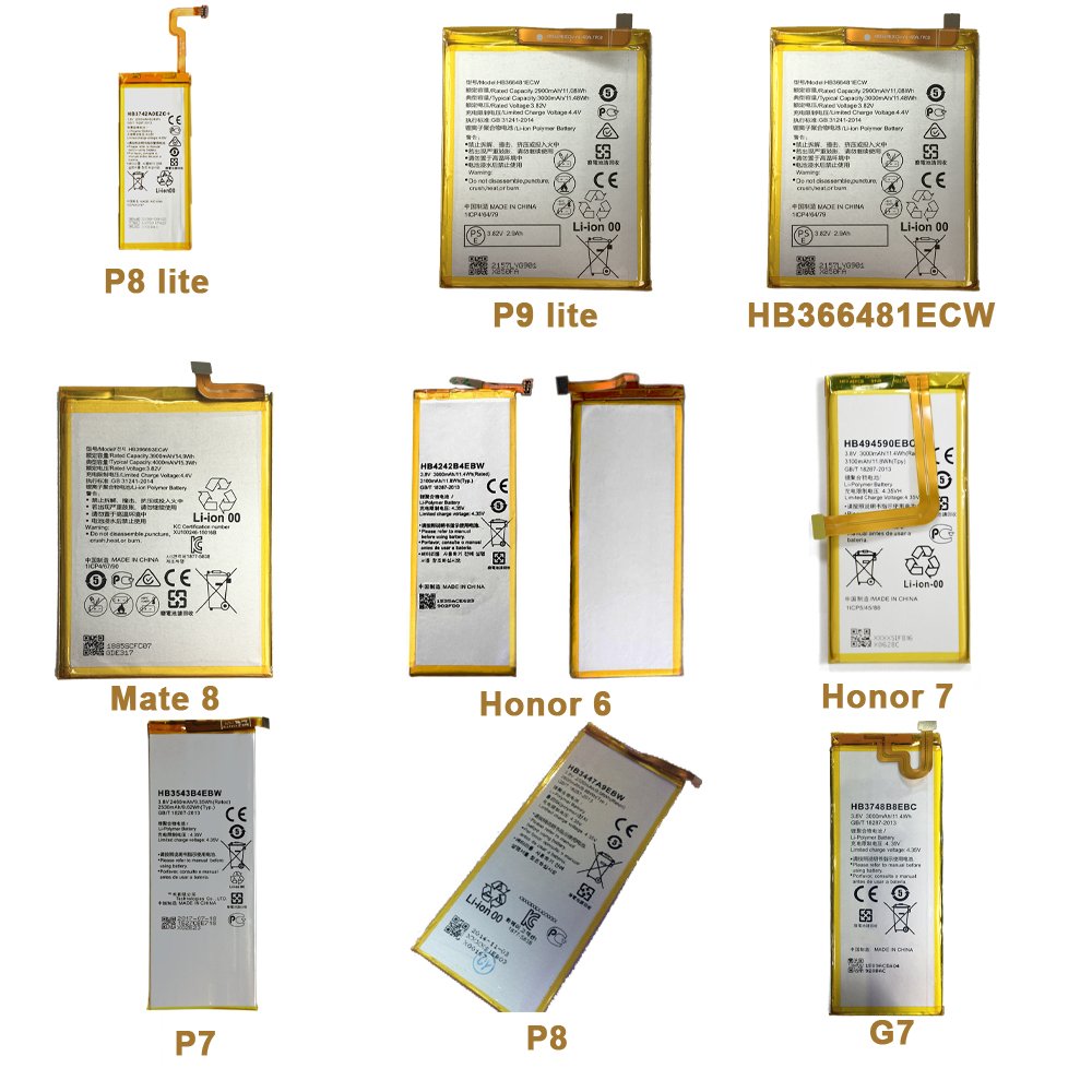 Cell Phone Battery for Huawei P9 Lite Hb366481ecw 3000mah Mobile Phone rechargeable Battery Replacement for Huawei P9 Lite