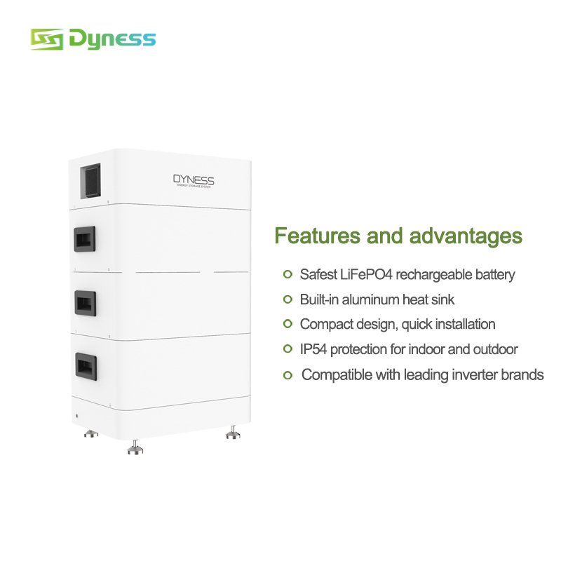 Dyness Tower T7 192V HV lifepo4 Battery 10kw high voltage stackable lithium solar battery 7KWH home energy storage battery