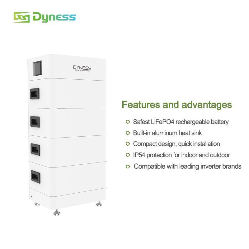 Dyness Tower T7 192V HV lifepo4 Battery 10kw high voltage stackable lithium solar battery 7KWH home energy storage battery